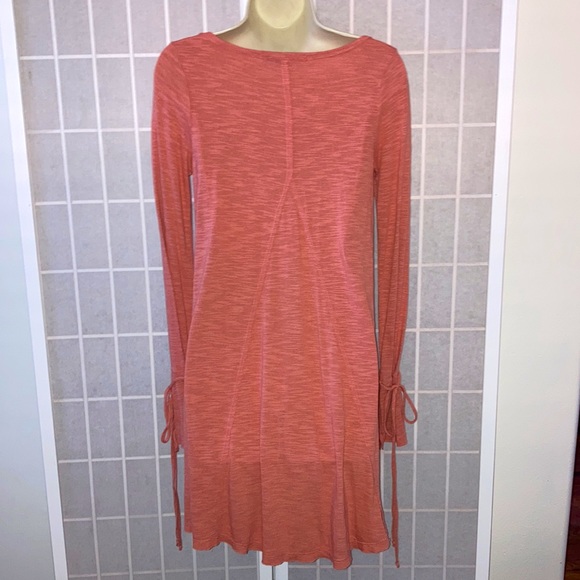 Free People FP BEACH Salmon Pink Boho Tunic/Dress - Picture 3 of 12